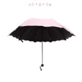 Regenschirm Regenschirm-Karikaturkatzen-Regenschirm-Rosa koreanischer Regenschirm B17